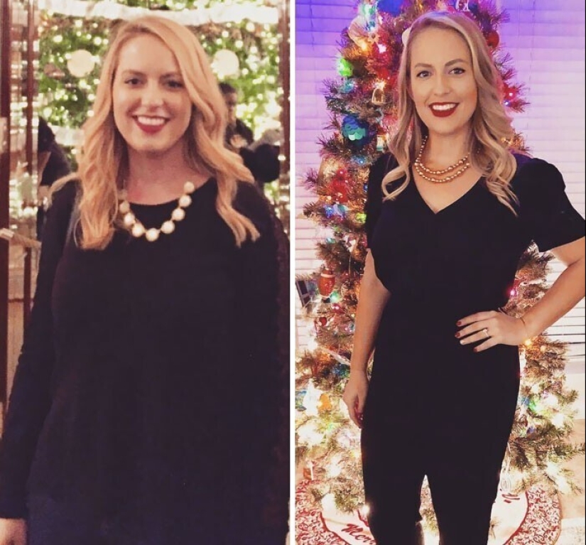 Same weight, different body: 30 examples of "before" and "after" training in the gym