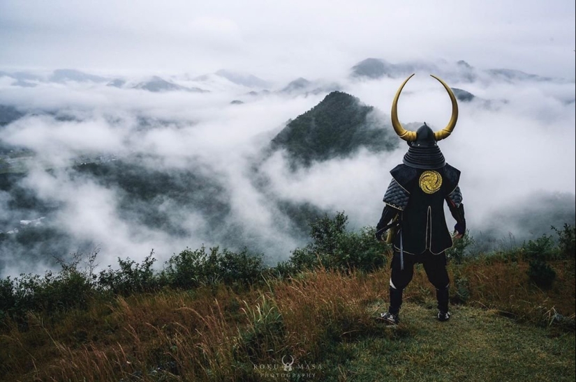 Samurai viajero en el tiempo en el proyecto Atsushi Kobayashi