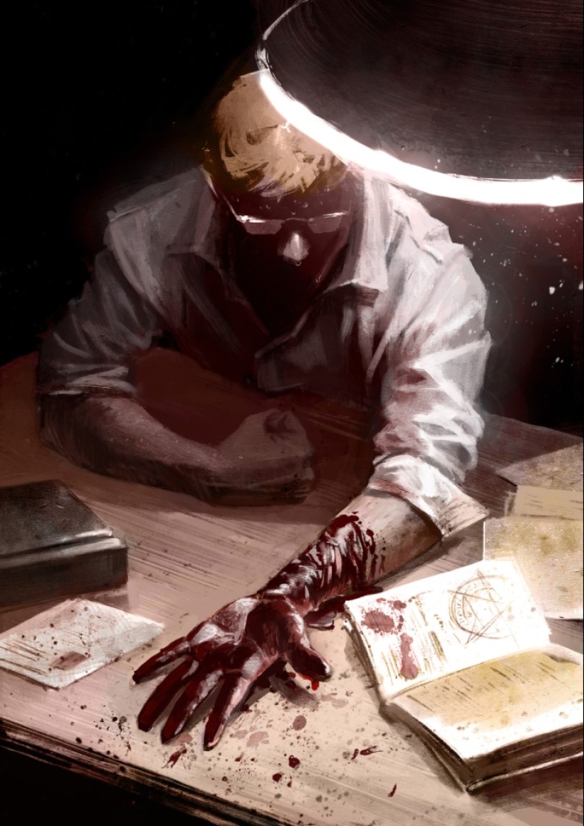 Scary stories of artist Yulia Litvinova