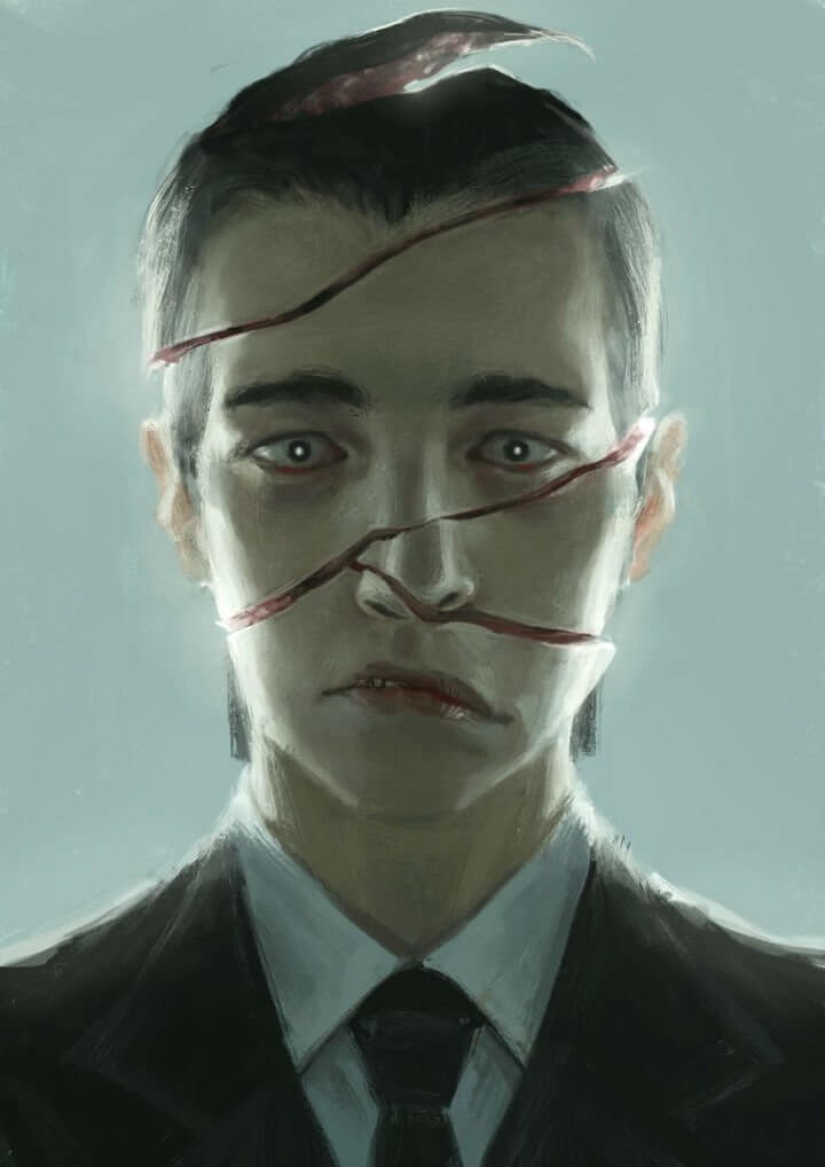 Scary stories of artist Yulia Litvinova