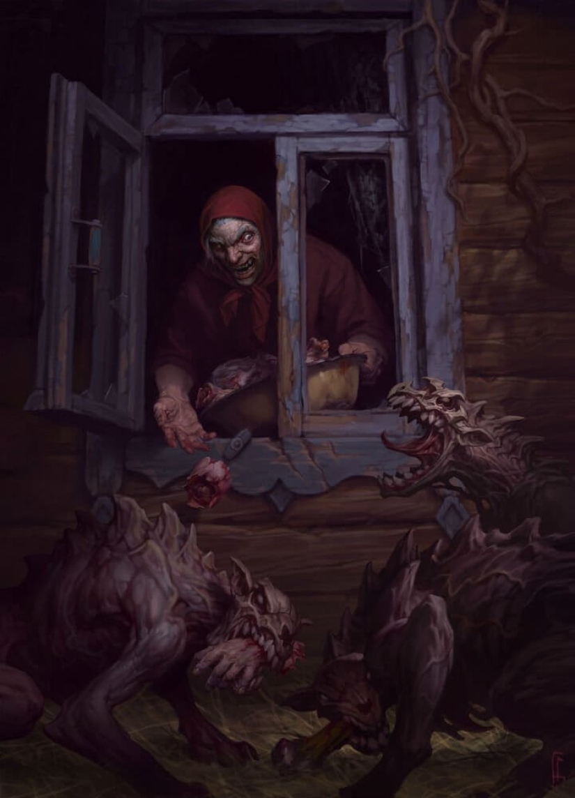 Scary stories of artist Yulia Litvinova