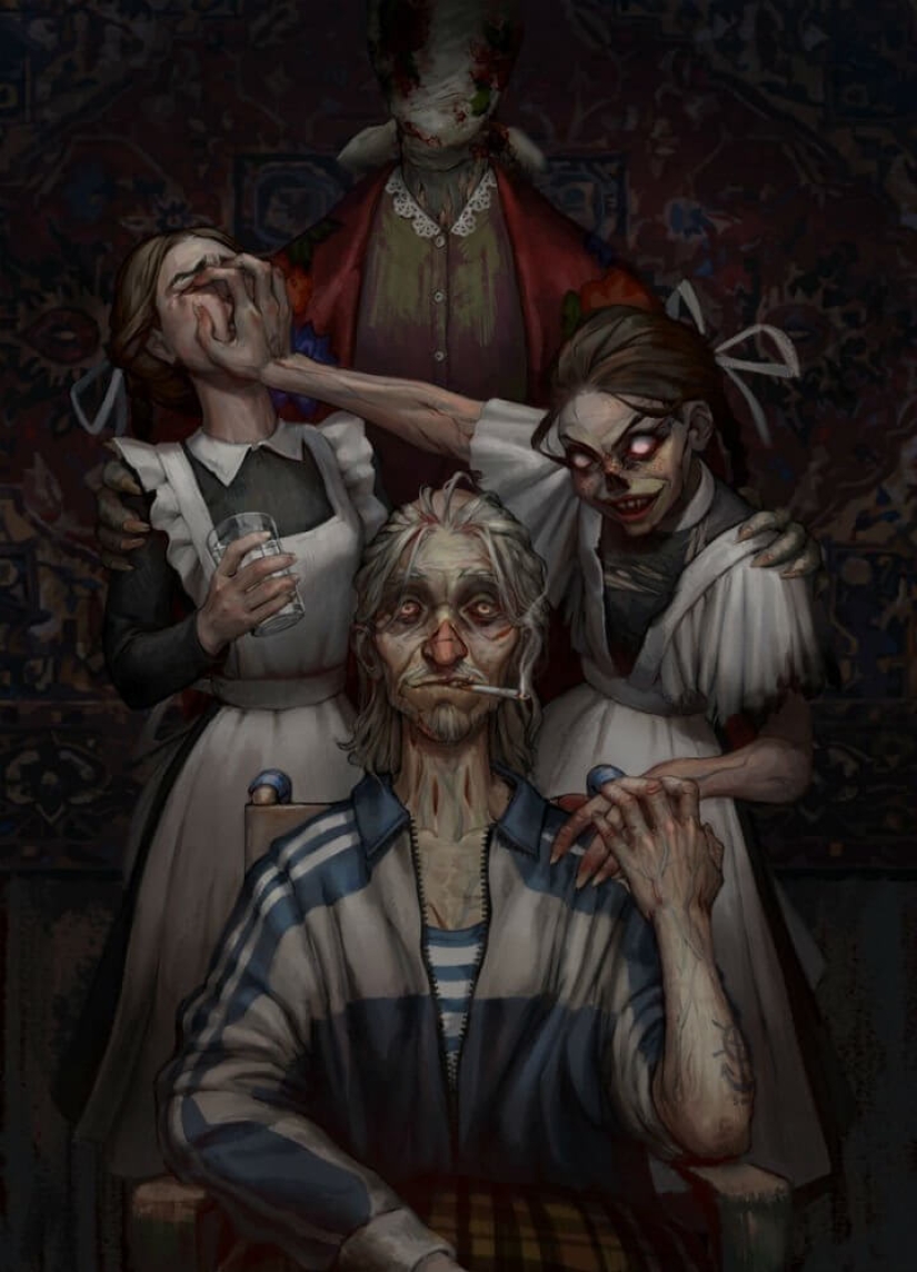 Scary stories of artist Yulia Litvinova