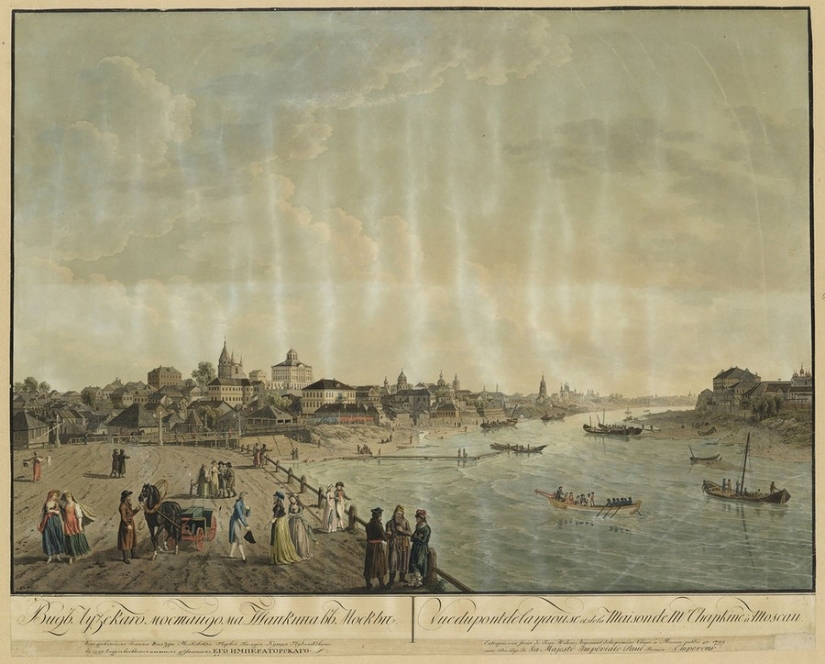 Se parecía a la de Moscú de finales del siglo XVIII antes de que el gran incendio de 1812 Se parecía a la de Moscú de finales del siglo XVIII antes de que el gran incendio de 1812