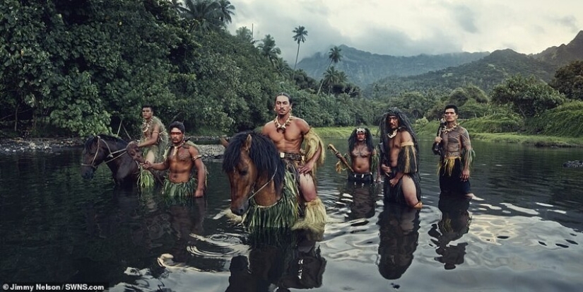 Secluded tribe with incredibly beautiful people in the lens Jimmy Nelson
