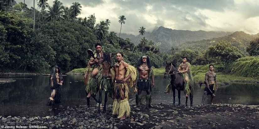 Secluded tribe with incredibly beautiful people in the lens Jimmy Nelson