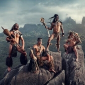 Secluded tribe with incredibly beautiful people in the lens Jimmy Nelson