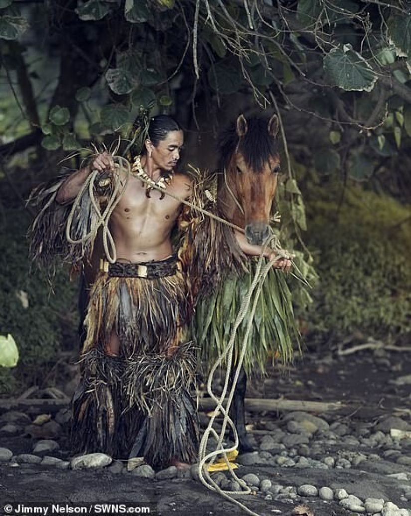 Secluded tribe with incredibly beautiful people in the lens Jimmy Nelson