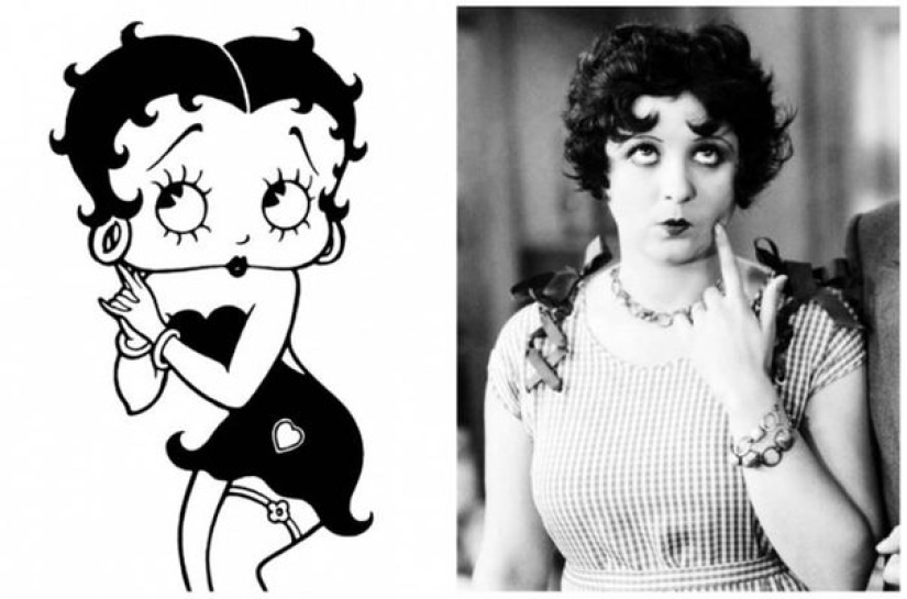 Seductive singer Helen Kane — the first sex bomb of the 20th century, became the hero of the cartoon