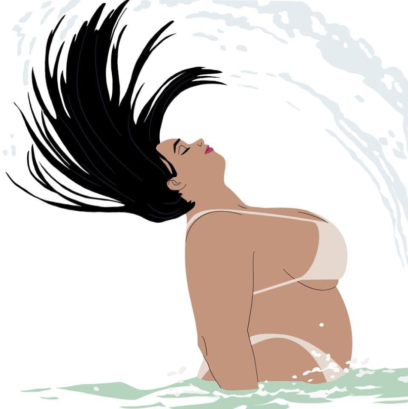 Sencillas alegrías femeninas en ilustraciones de Gabriel Pennacchioli