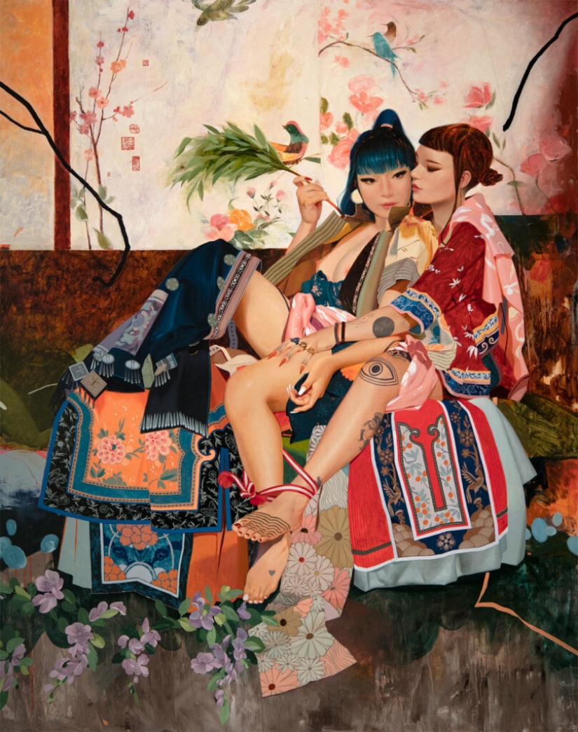 Sensual Kimonos and BDSM - the Secret of Soey Milk Canvases