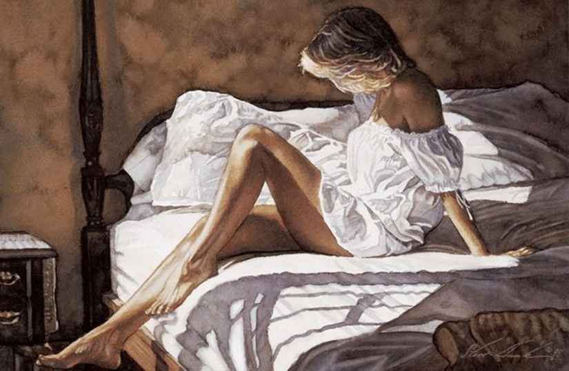 Sensual watercolors by Steve Hanks Sensual watercolors by Steve Hanks
