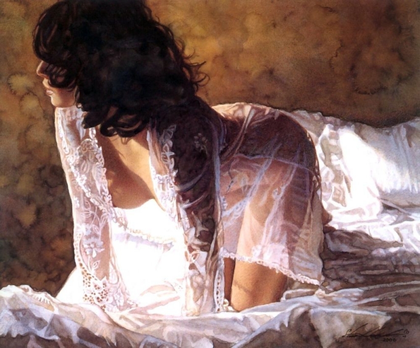 Sensual watercolors by Steve Hanks Sensual watercolors by Steve Hanks