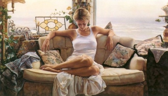 Sensual watercolors by Steve Hanks