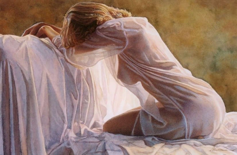 Sensual watercolors de Steve Hanks Sensual watercolors de Steve Hanks