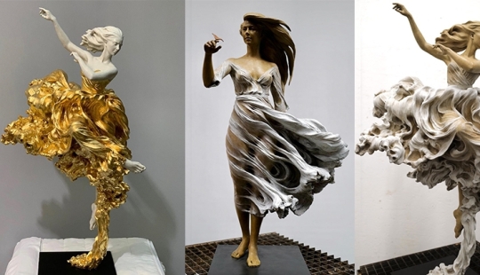 Sexy and incredibly realistic sculptors by Luo Li Rong