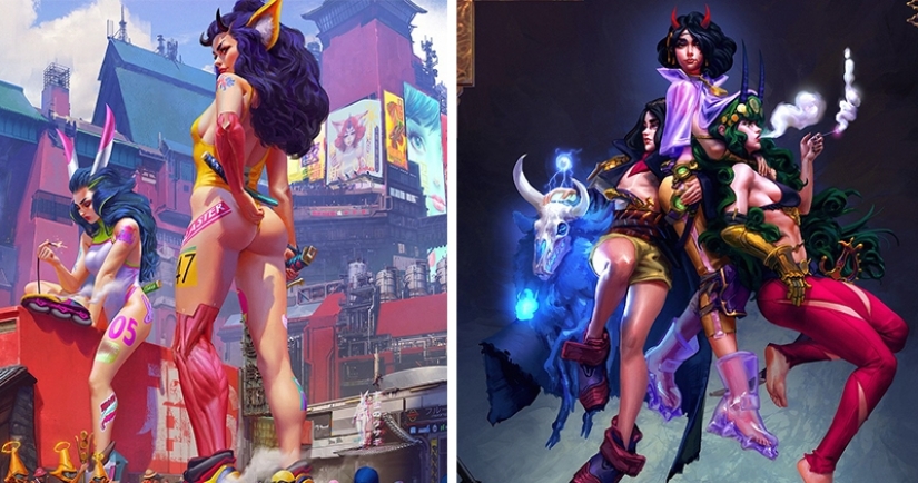 Sexy beauties from the fantastic worlds of Ibrahim Swaid Sexy beauties from the fantastic worlds of Ibrahim Swaid