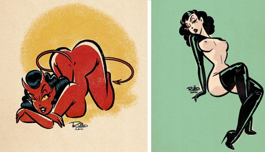 Sexy evil spirits from master of pin-up the Rutta Oviedo