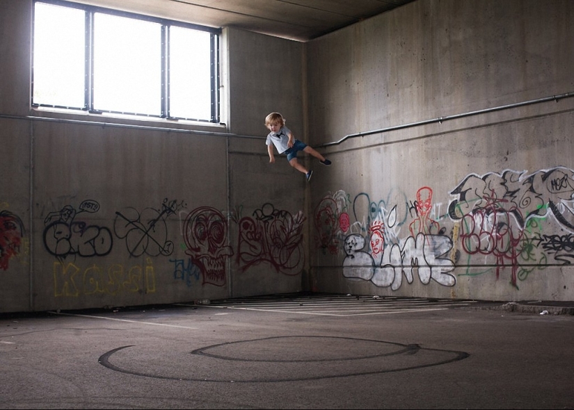 Si los niños volaron: serie de fotos positivas de una aburrida Rachel Gulin en licencia de maternidad Si los niños volaron: serie de fotos positivas de una aburrida Rachel Gulin en licencia de maternidad