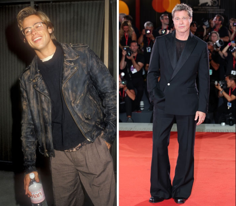 Side-By-Side Pics Of Famous Actors’ First And Last Red Carpet Photos