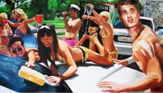 Simples alegrías burguesas en las pinturas de Vincent Gaultier Simples alegrías burguesas en las pinturas de Vincent Gaultier