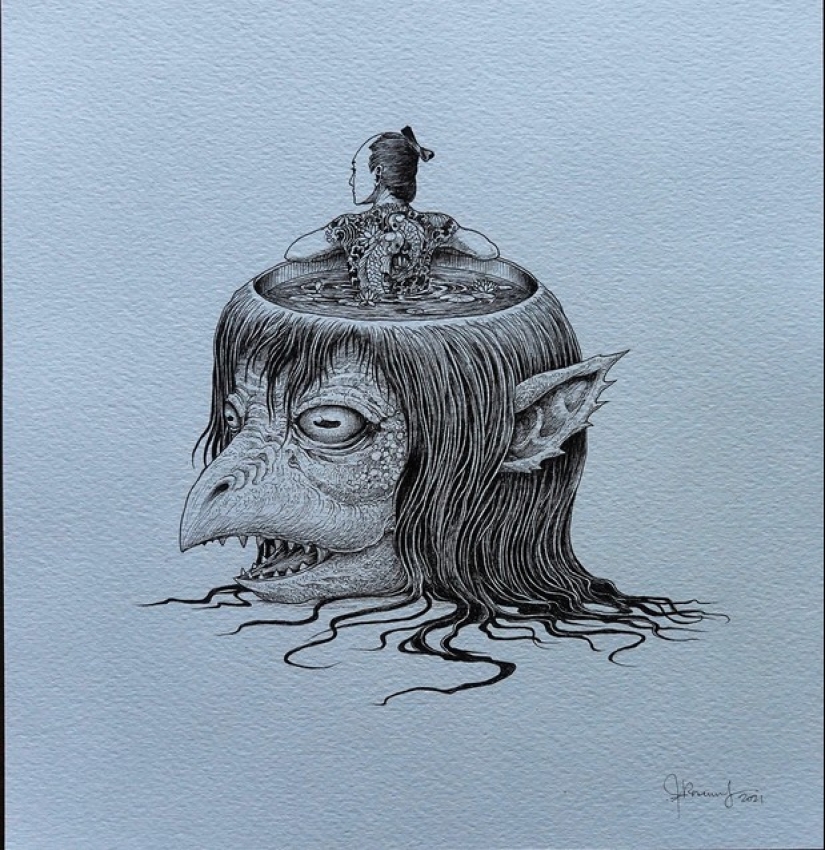 Sketch virtuoso Kerby Rosanes and his "extreme coloring"