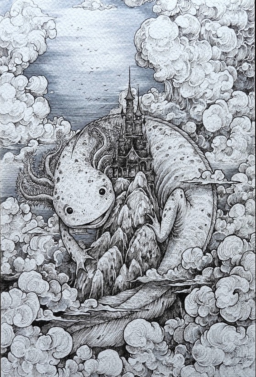 Sketch virtuoso Kerby Rosanes and his "extreme coloring"