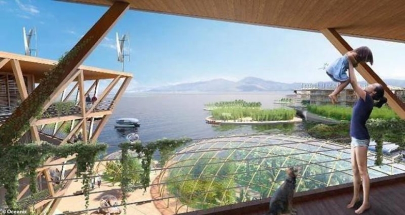 Sobre las olas del futuro: la ciudad flotante conservará los pueblos de la costa, de las inundaciones