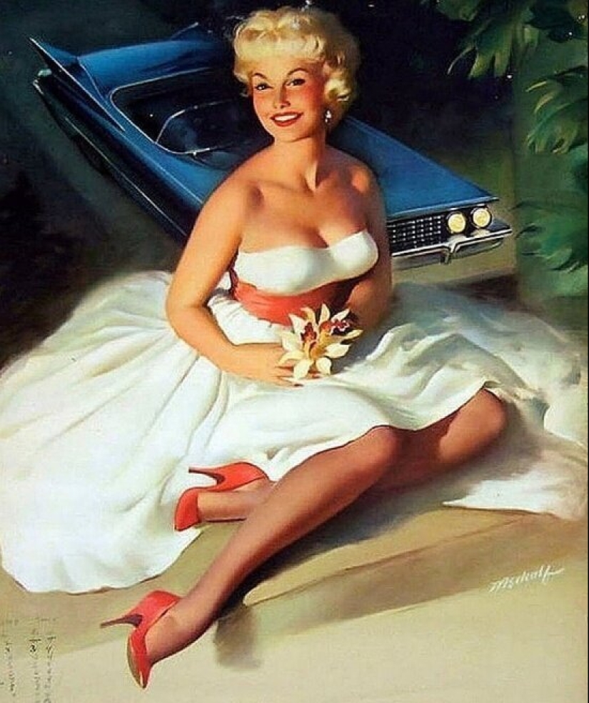 Solid American pinup by Bill Madcalf