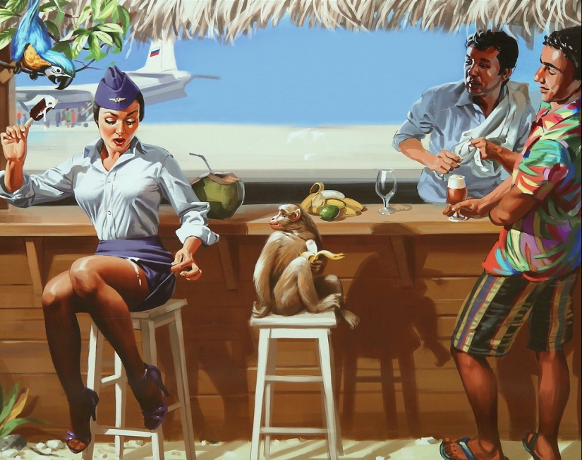 Soviet pin-up posters by Valery Barykin Soviet pin-up posters by Valery Barykin