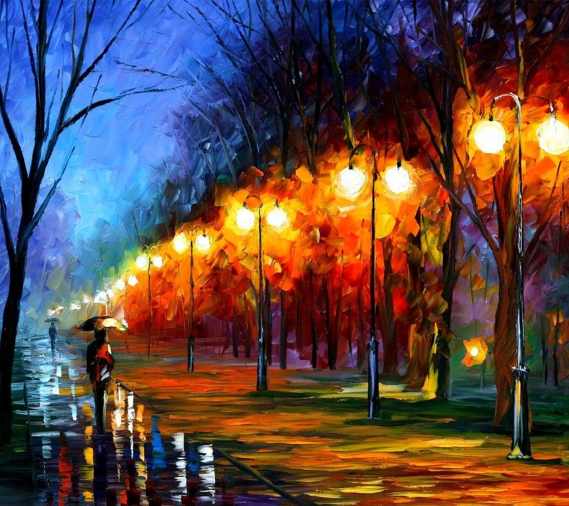 Splashes of color: Amazing paintings by a Belarusian artist who paints with a palette knife