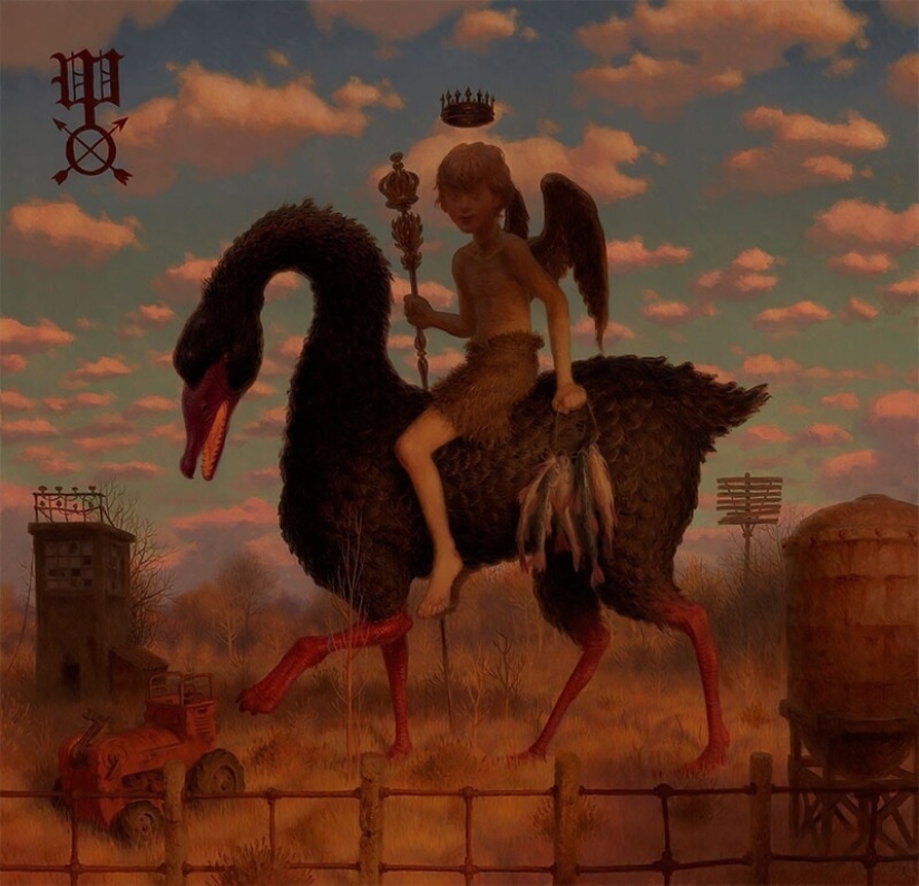 Strange creatures in the paintings of Peter Ferguson