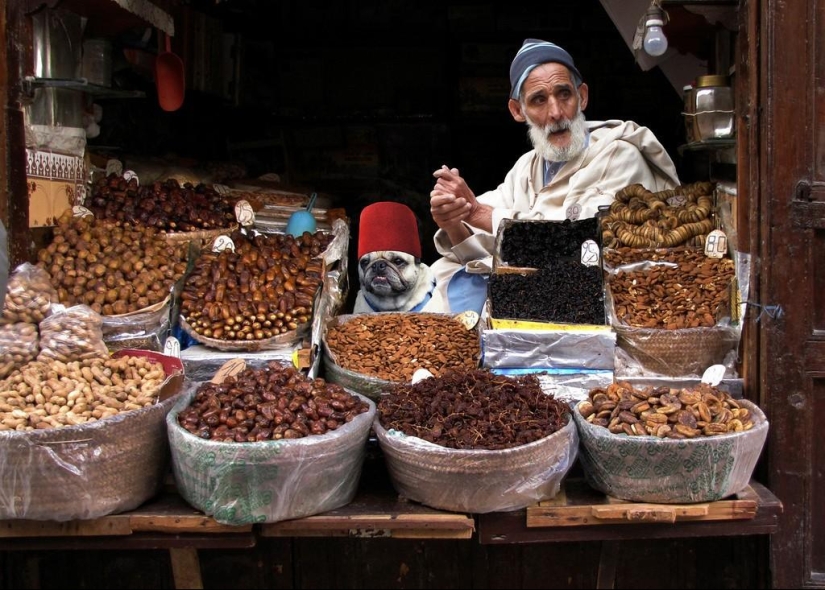 Street trade in different countries of the world
