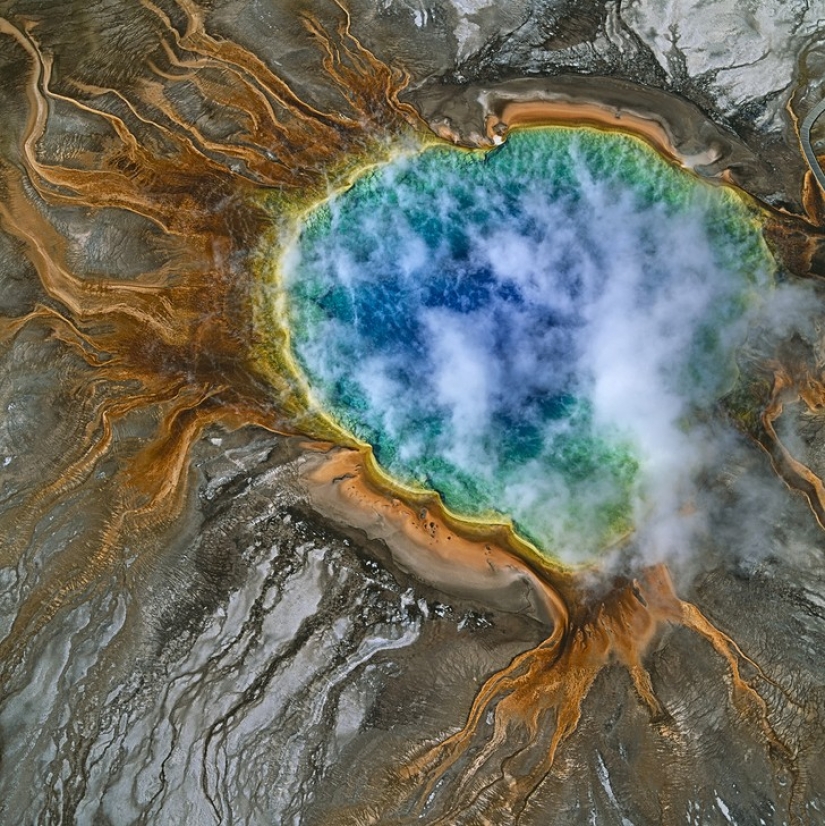 Stunning photos of reservoirs of the Earth from the air