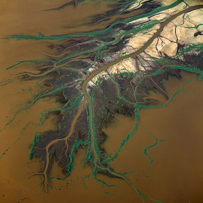 Stunning photos of reservoirs of the Earth from the air