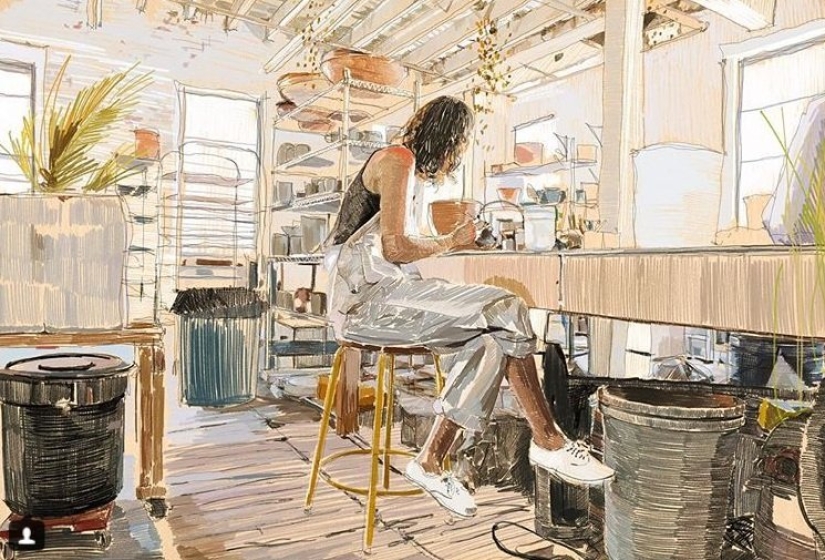 Sunny mood from the artist Tito Merello Vilar