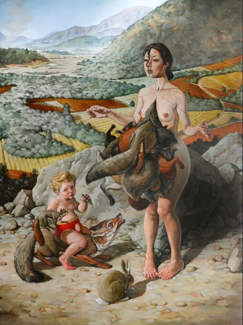 Surrealist Erik Thor Sandberg: balancing on the turn of Vice and virtue