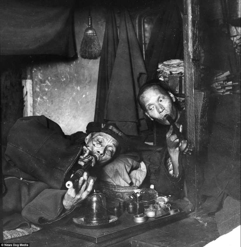 Sweet datura: photos of opium dens in the USA of the XX century