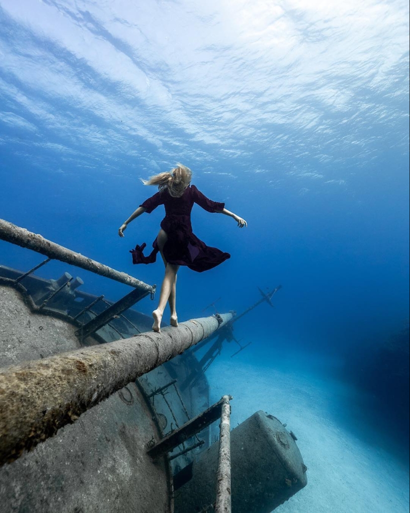 Talented photographer andré Musgrove makes an incredible underwater pictures