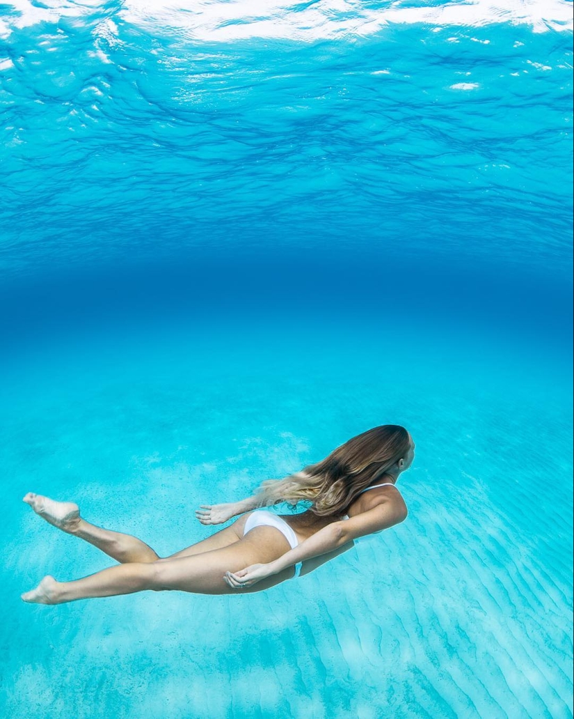 Talented photographer andré Musgrove makes an incredible underwater pictures