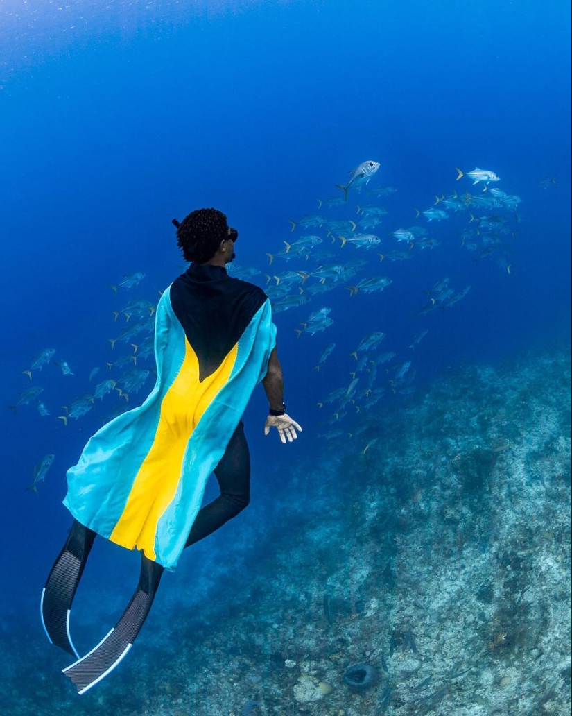 Talented photographer andré Musgrove makes an incredible underwater pictures