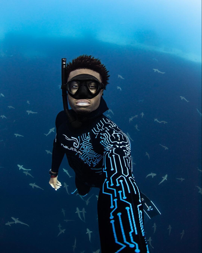 Talented photographer andré Musgrove makes an incredible underwater pictures