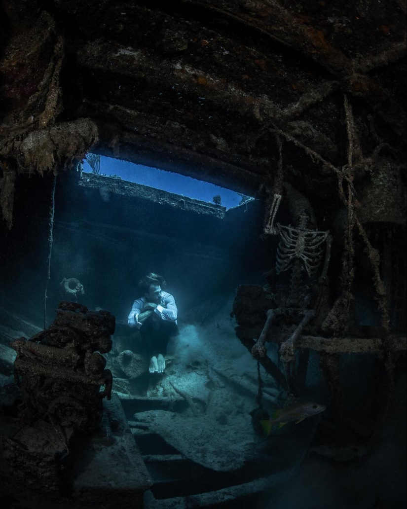 Talented photographer andré Musgrove makes an incredible underwater pictures