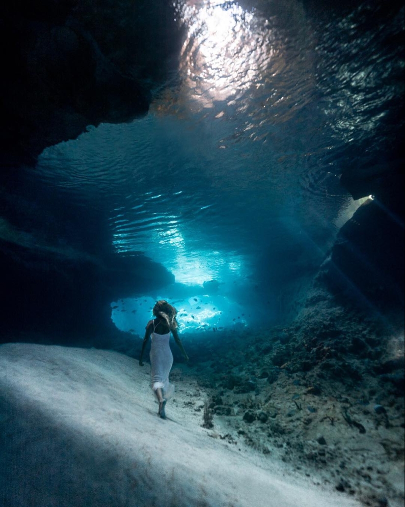 Talented photographer andré Musgrove makes an incredible underwater pictures