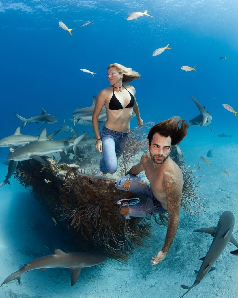 Talented photographer andré Musgrove makes an incredible underwater pictures