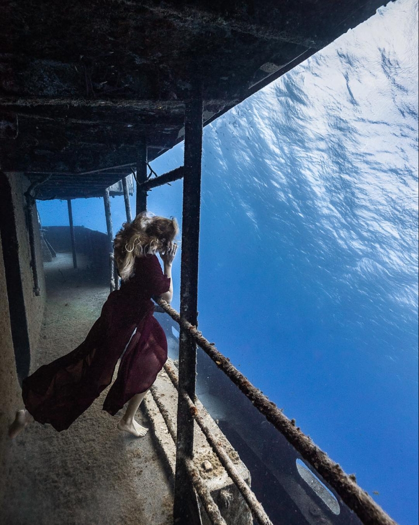 Talented photographer andré Musgrove makes an incredible underwater pictures