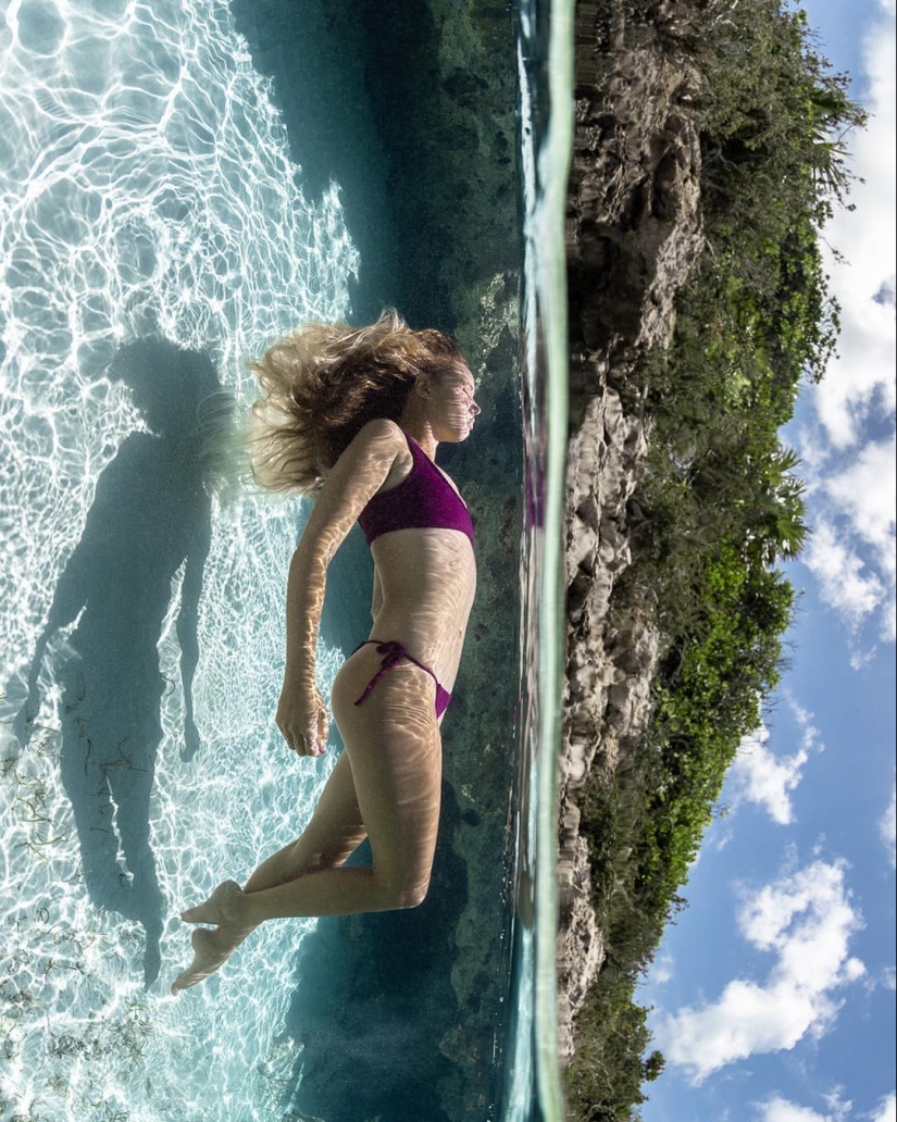 Talented photographer andré Musgrove makes an incredible underwater pictures