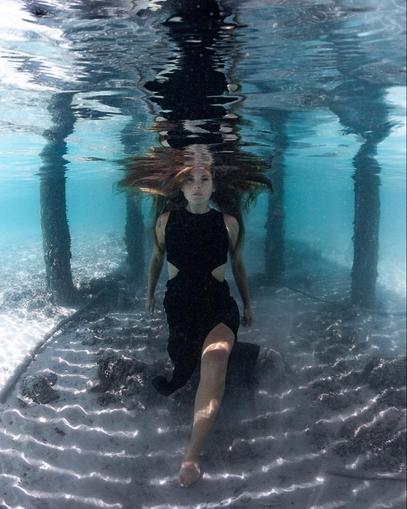 Talented photographer andré Musgrove makes an incredible underwater pictures
