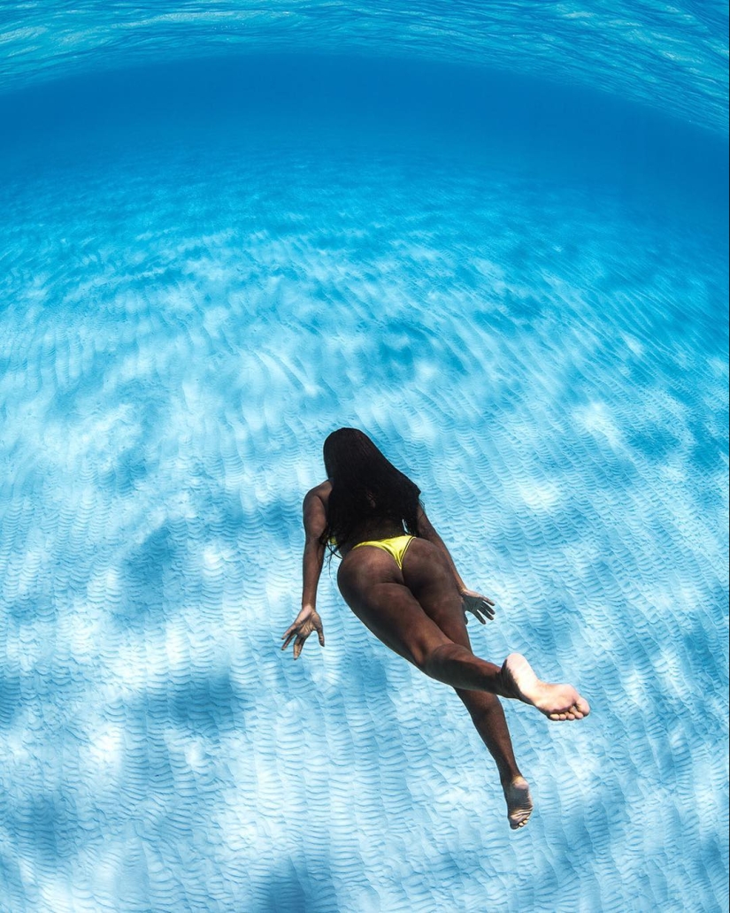 Talentoso fotógrafo andré Musgrove hace una increíble fotos bajo el agua