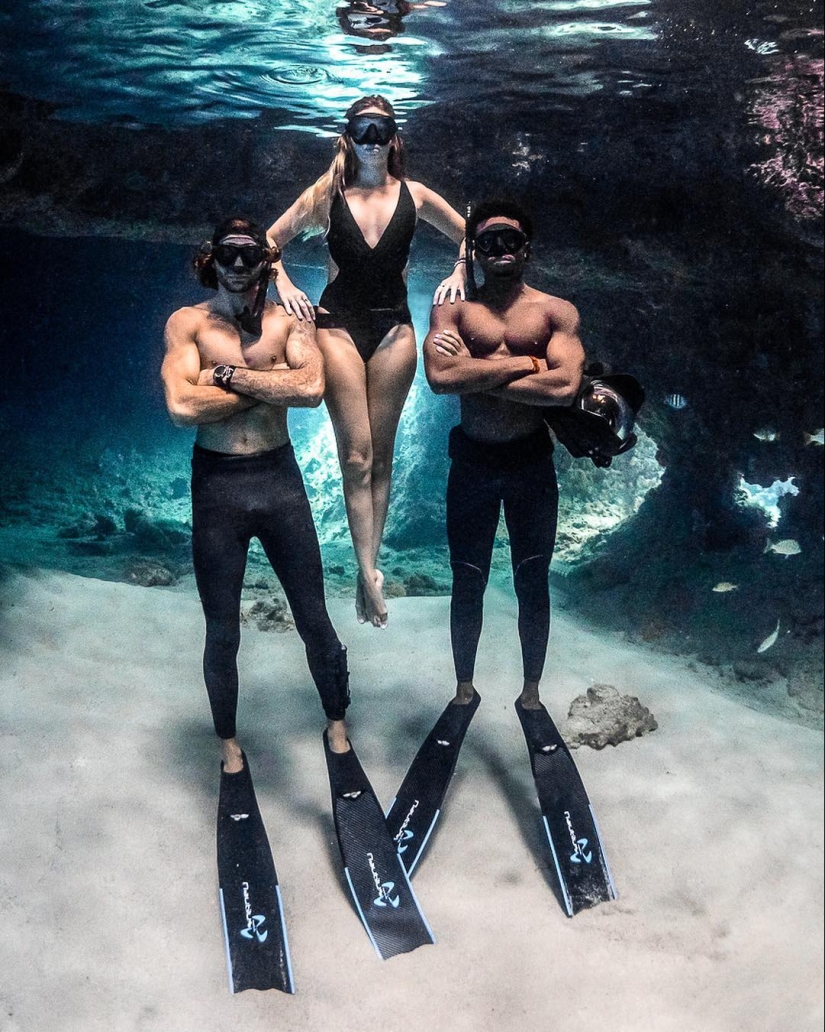 Talentoso fotógrafo andré Musgrove hace una increíble fotos bajo el agua