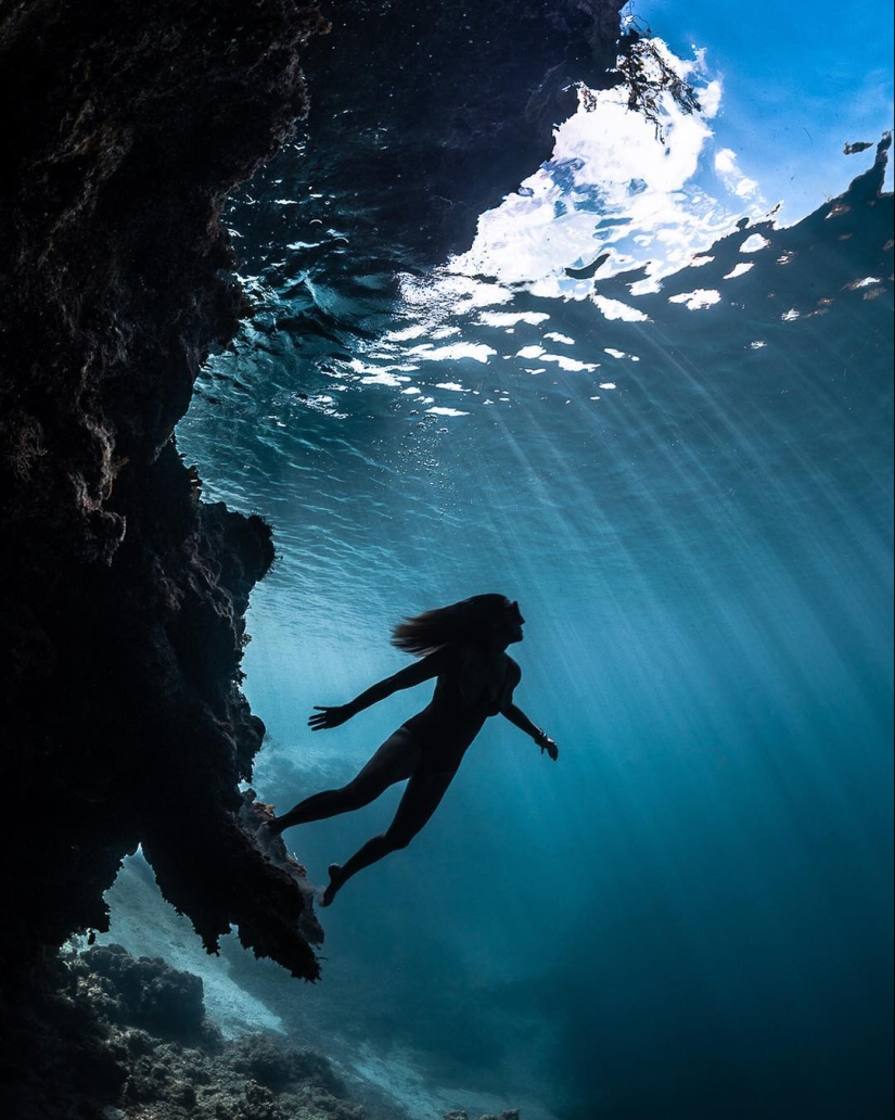 Talentoso fotógrafo andré Musgrove hace una increíble fotos bajo el agua